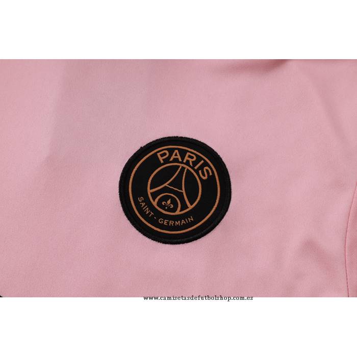 Chandal del Paris Saint-Germain Jordan 24-25 Manga Corta Rosa - Pantalon Corto